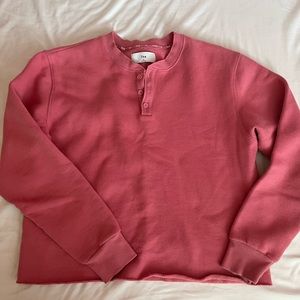 Aritzia TNA Pink Sweater